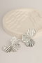 Heliophilia Silver Pendientes de Metal Plateados